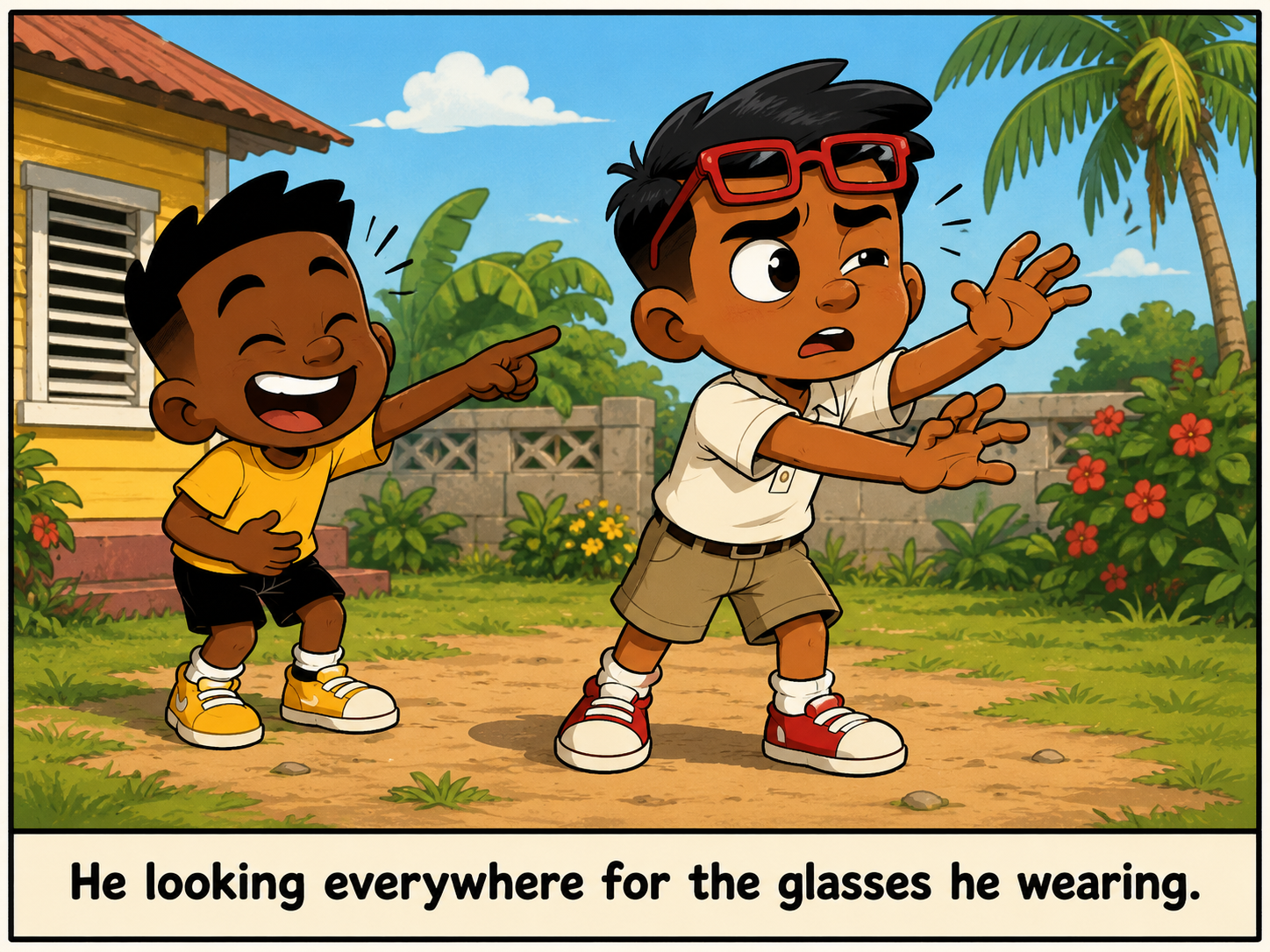 Cartoon: Speedeet & Wilar — Rain Race Home