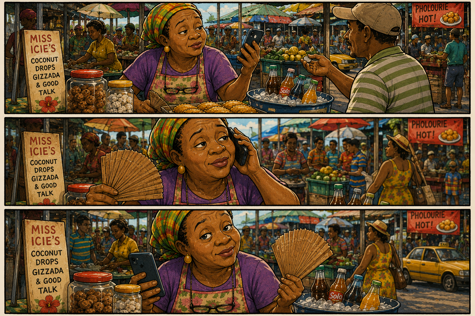 From Miss Icie Table: The Phone Call